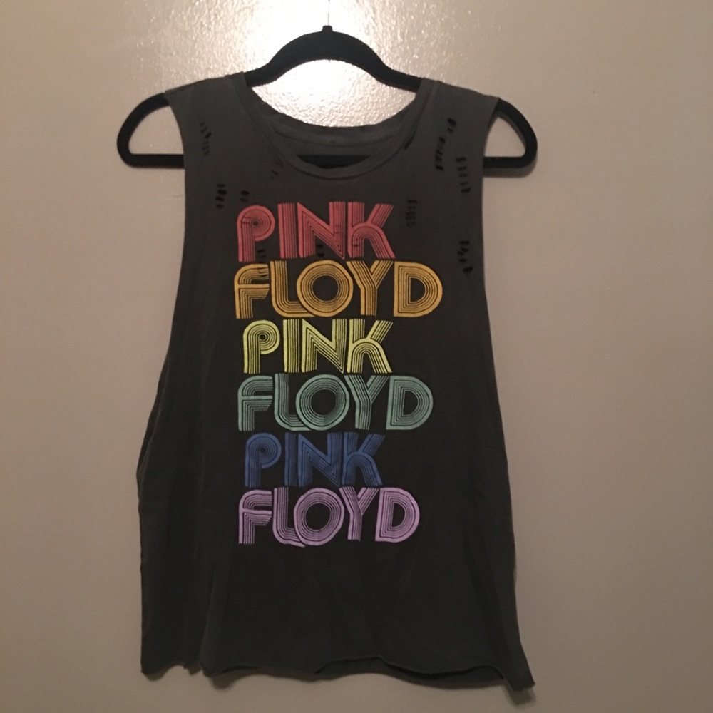 Lucky brand  tank top Pink Floyd distressed
